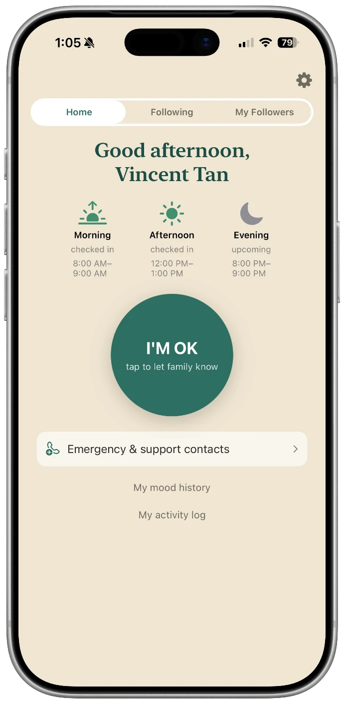 SayĀn app home screen